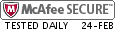 HACKER SAFE certified sites prevent over 99.9% of hacker crime.